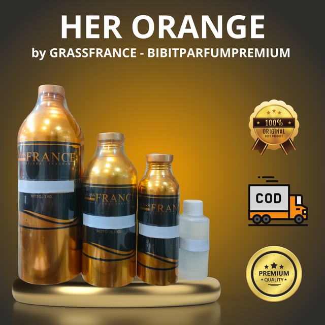 Parfum Bibit HB ORANGE LADY 500GR SEGEL BY GRASSFRANCE-ORIGINAL PABRIK-TAHAN LAMA