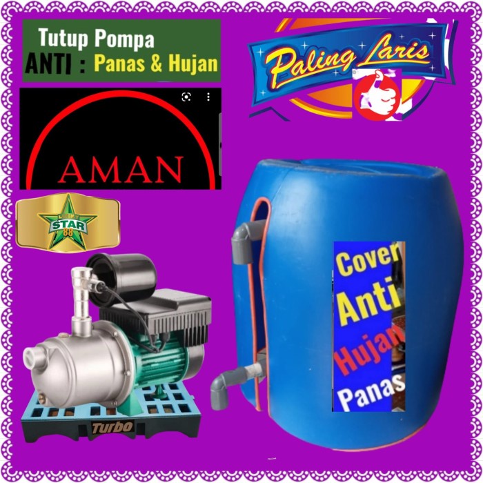 Promo Rumah + Alas Mesin Pompa Air Shimge Px 203E Auto 203 E Px203E Px-203 Best Seller