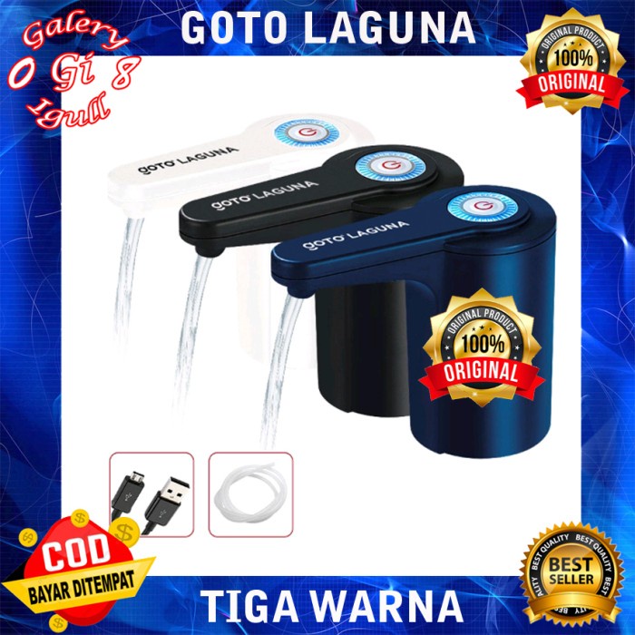 POMPA GALON ELEKTRIK GOTO LAGUNA LED ORIGINAL DISPENSER GALON PUMP