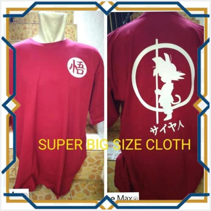 

[GKU] KAOS BAJU BIG SIZE DISTRO DRAGON BALL GOKU SIZE S M L XL XXL 3XL 4XL