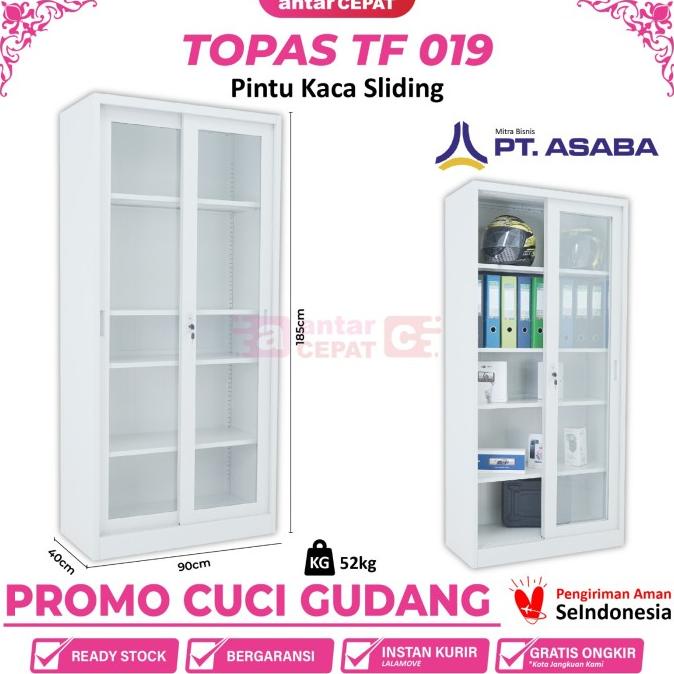

Lemari Arsip Sliding Kaca TOPAS TF 019