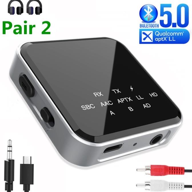Bluetooth Receiver Transmitter BT 5.2 Aptx HD LL Adaptive RCA 3.5mm