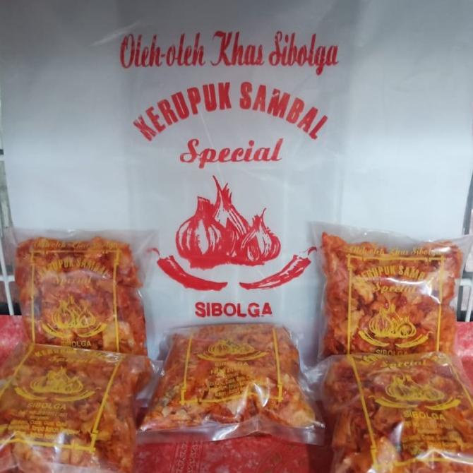 

Open DS] Kerupuk Keripik Sambal Sibolga 100 Gram Cap Bawang