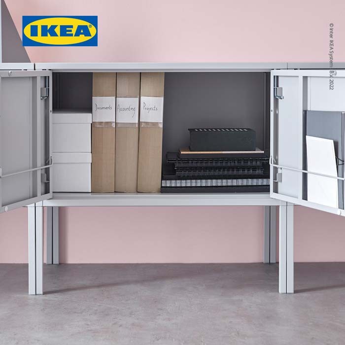 

IKEA LIXHULT KABINET ABU-ABU DENGAN DUA PINTU 60X35CM