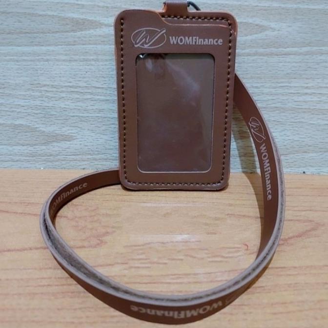 

.........] holder kalung id card kulit / tempat id card wom finance