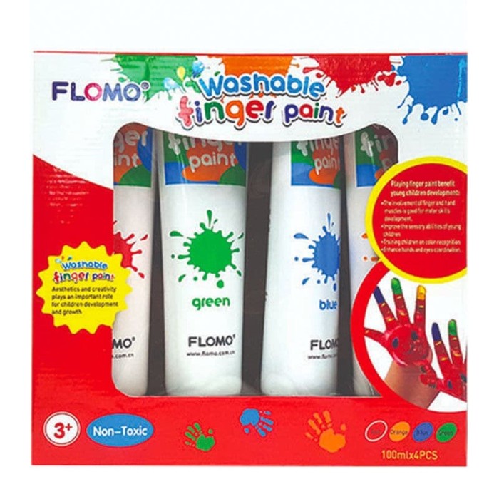

FLOMO FINGER PAINT FINGERPAINT COLOR SET - NATURAL