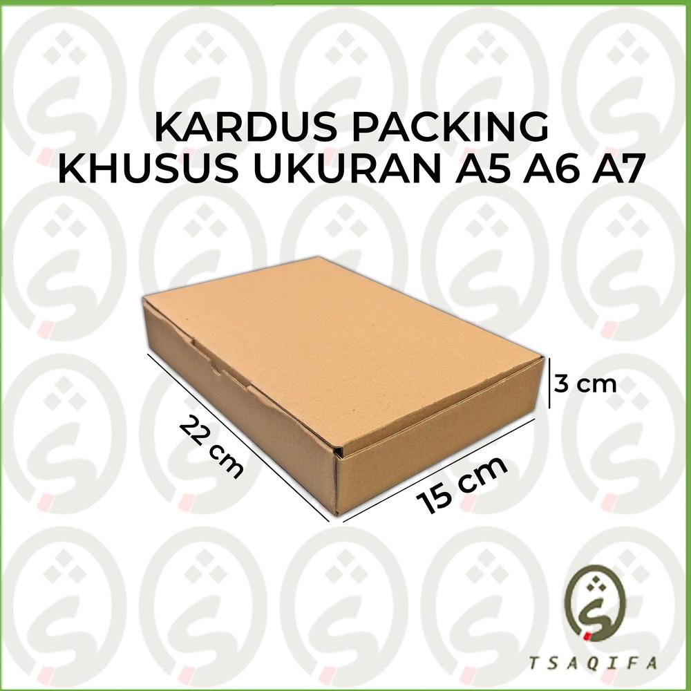 

Kardus Packing AlQuran Ukuran 22x15x3 cm (untuk 1 alquran ukuran A5 dan untuk 2 alquran ukuran A6)