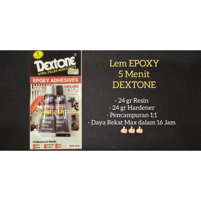 

Lem Besi 48 Grm DEXTONE Epoxy