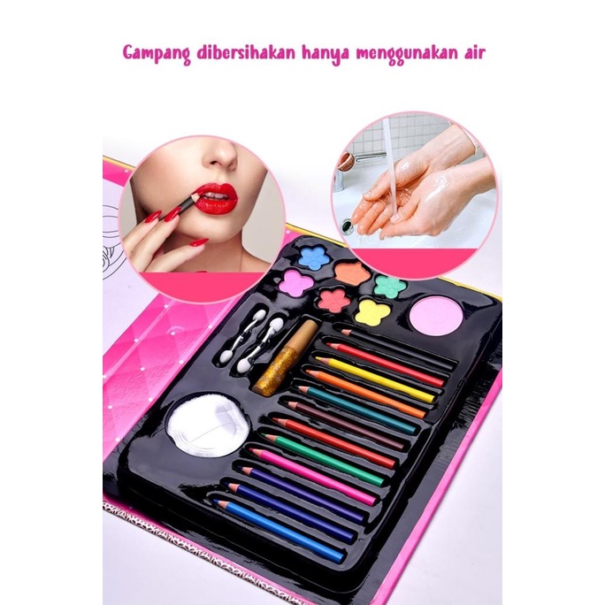 

Mainan Anak Menggambar Mewarnai Makeup Gambar Beauty Makeup Art Book