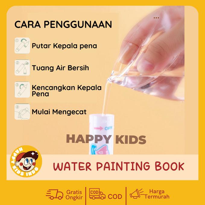 

BUKU MENGGAMBAR & MEWARNAI ANAK - MAGIC WATER PAINTING OCEAN BUKU ANAK