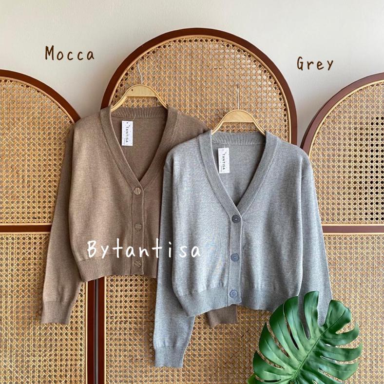 Bytantisa - Cardigan Rajut Crop Inara Model Pendek Terlaris
