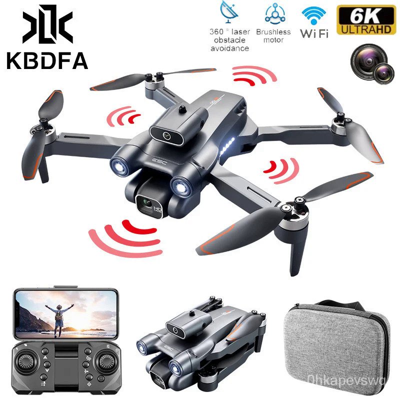 KBDFA S1S Drone 8K Kamera 4K, Drone Oto Profesional, Kamera 4K HD WIFI FPV Pencegah Hambatan Motor T