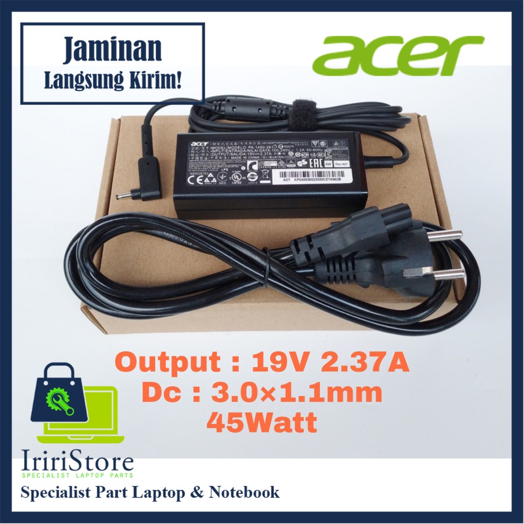 Adaptor Charger Laptop Acer Switch Alpha 12 SA-271, SA5-271P, N16P3, N16P1, N16Q9, N15C3 Original