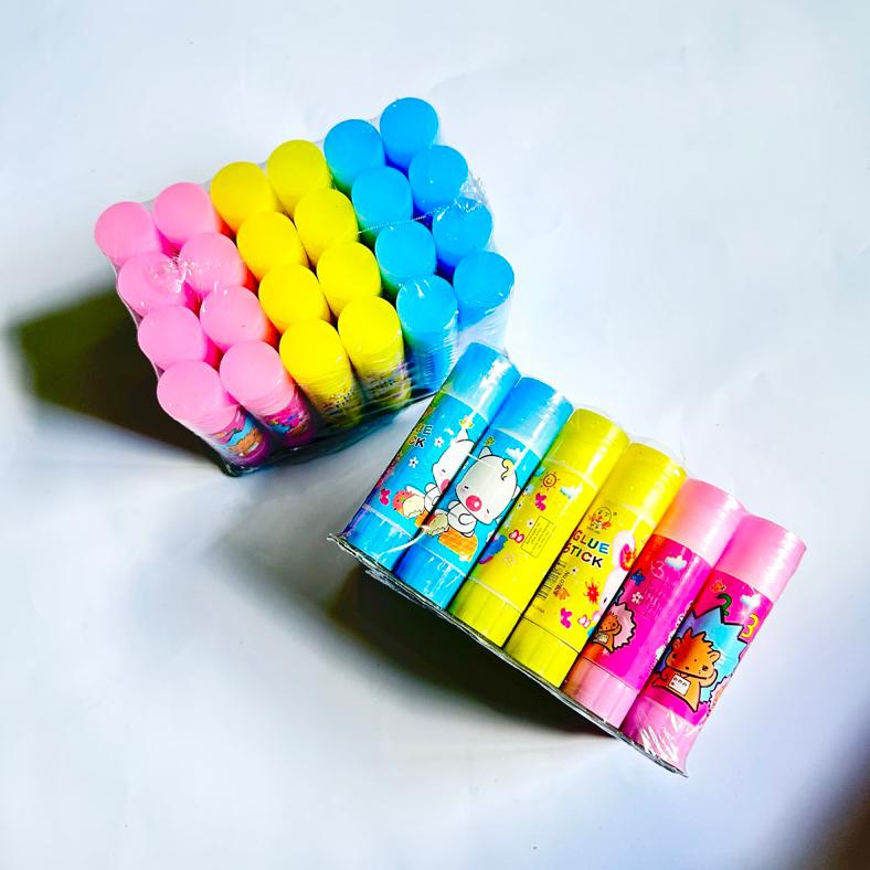 

Best! (24 pcs) Lem Stik Fancy Glue Stick Besar 23gr