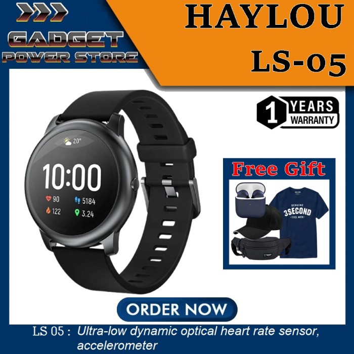 HAYLOU LS05 LS02 SOLAR SMARTWATCH LS 05 LS 02 BLUETOOTH SPORT MODE IP
