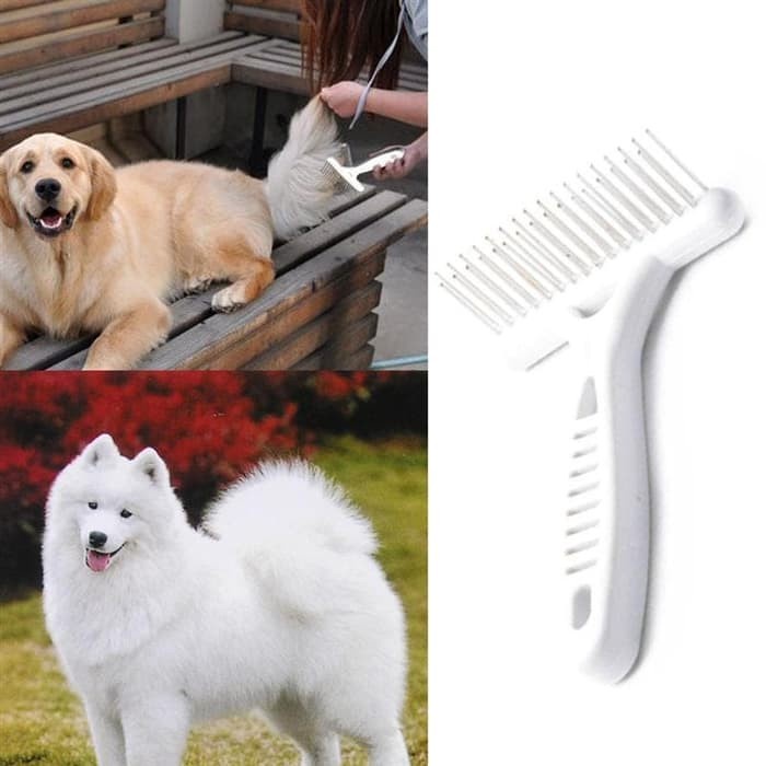 GN710 Sisir Anjing Kucing grooming dog comb golden husky TERMURAH