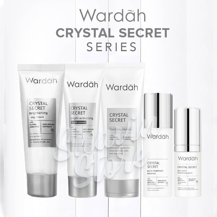 Paket Komplit Wardah Crystal Secret Whitening Series 5 In 1