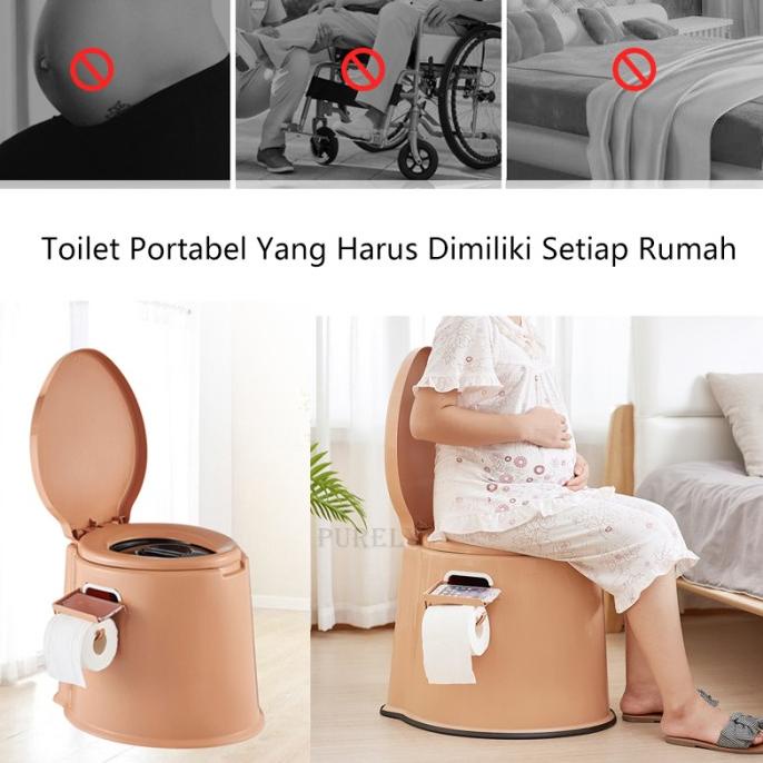 Wc Duduk Portable Pispot Kursi Toilet Duduk Toilet Kursi Pispot Lansia