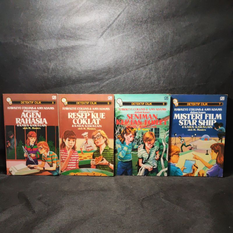 Buku / Komik Detektif Cilik, Agen Rahasia, Resep Kue Coklat, Seniman Kertas Toilet, Misteri Film Sta