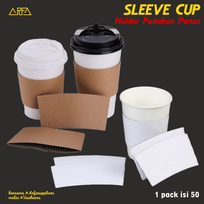 ] Sleeve Cup Holder Gelas Penahan Panas Anti Panas