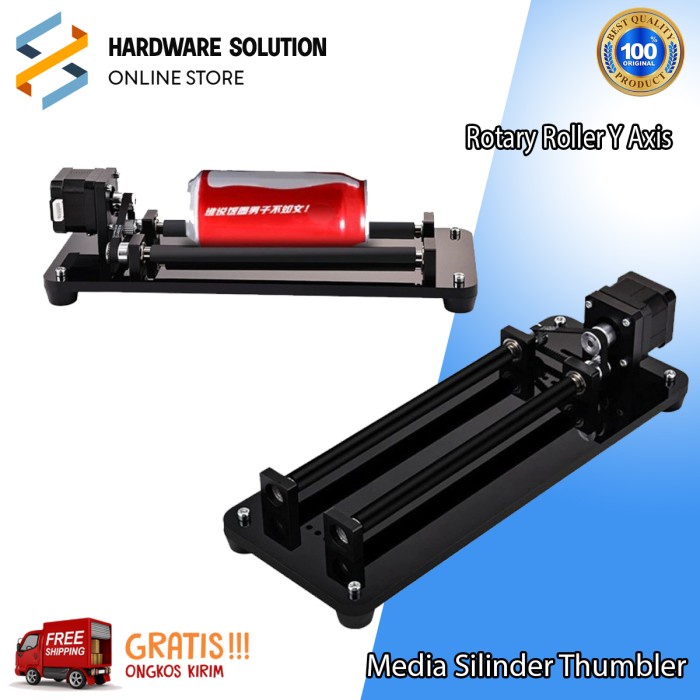 

Terbaru Rotary Roller Y Axis Grafir Media Silinder Thumbler Support Neje Promo Terlaris