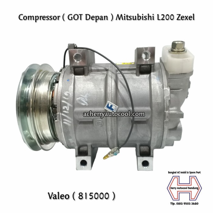 siap kirim] Compressor - Kompressor Ac Mobil Mitsubishi L200 Zexel Original Valeo