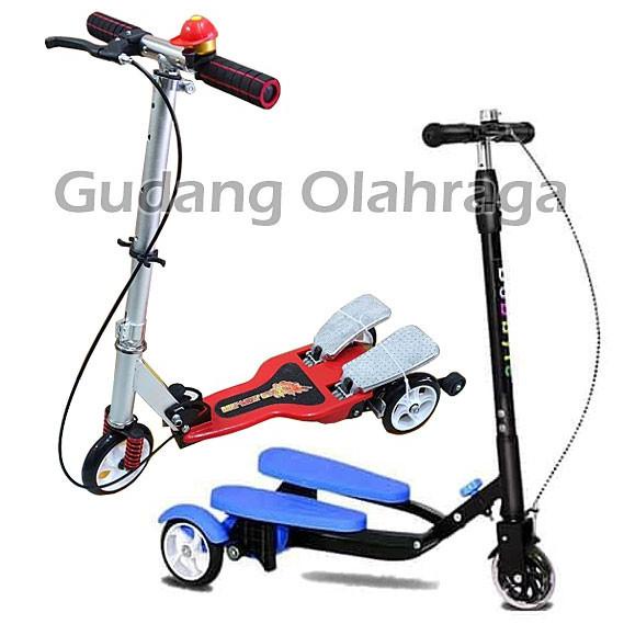 Skuter Anak Injak Genjot Dua Pedal / Mainan Scooter Anak Otoped Dual Pedal
