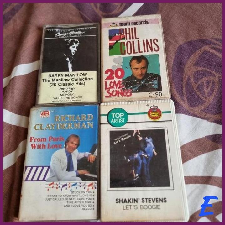 | KL | KASET PITA ORIGINAL PHIL COLLINS BARRY MANILOW RICHARD CLAYDERMAN DLL