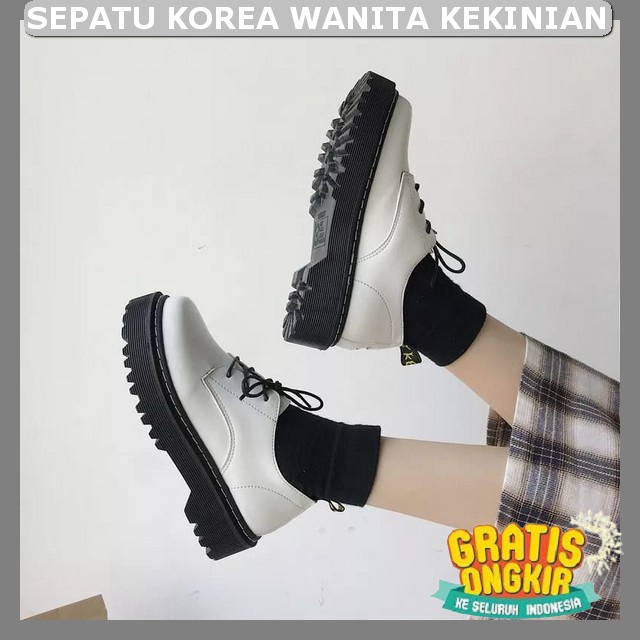 Docmart Wanita Korean Style Separu Dockmark Cewe Kekinian Dokmrak Koreansepatu Remaja Perempuan Keki