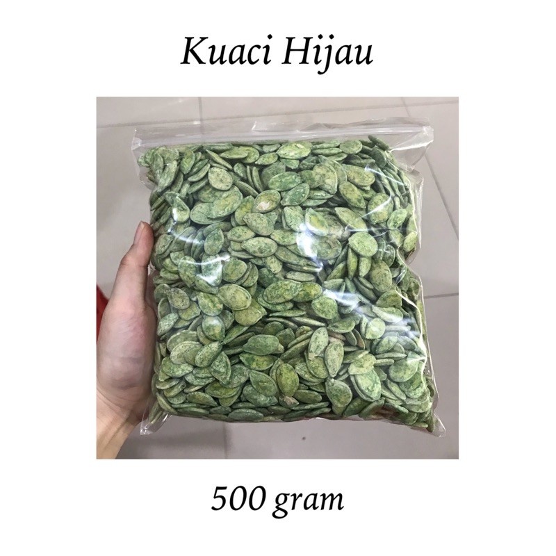 

Kuaci Biji Labu / Aci Labu Greentea / Pumkin Seed 500Gram