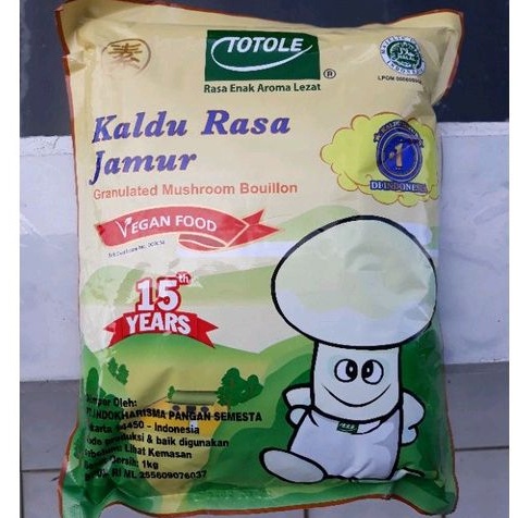 

Granulated Mushroom Bouillon - Kaldu Rasa Jamur Totole 1 Kg - 1000 Gr Vegan & Vegetarian