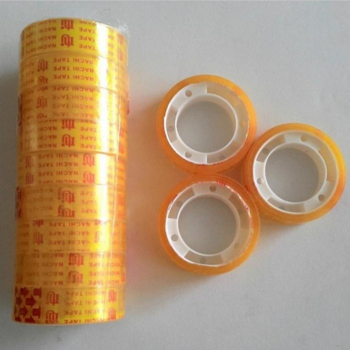 

Isolasi Selotip Tape Stationery NACHI 12mm x 10 Yard