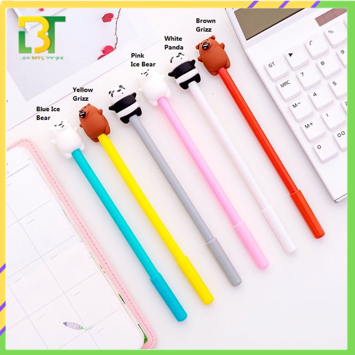 

LBT Pena Karakter Pulpen Lucu / Pena Gel Cair Stationery Sekolah# BISA