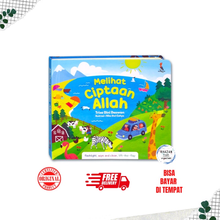 

[SALE MURAH] Boardbook Anak: Melihat Ciptaan Allah (3 in 1) dari Hoopoe TERPERCAYA