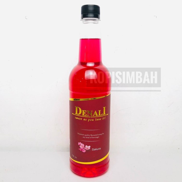 

*#*#*#] Syrup Denali Rasa SAKURA 750 ml Sirup Minuman Bartender Kopi