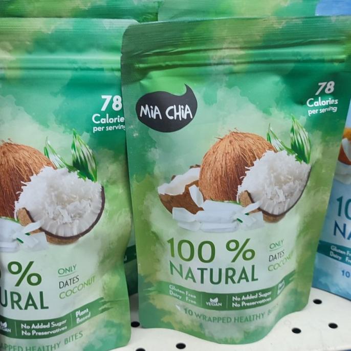 

>*>*>*>*] MIA CHIA COCONUT SNACK 110 gr only dates coconut 100%natural