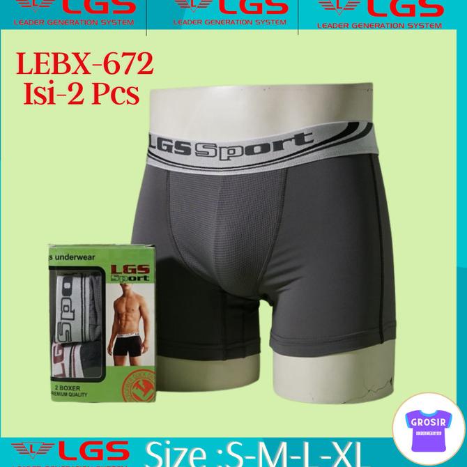 Celana Boxer pria LGS Sport 672 Isi-2