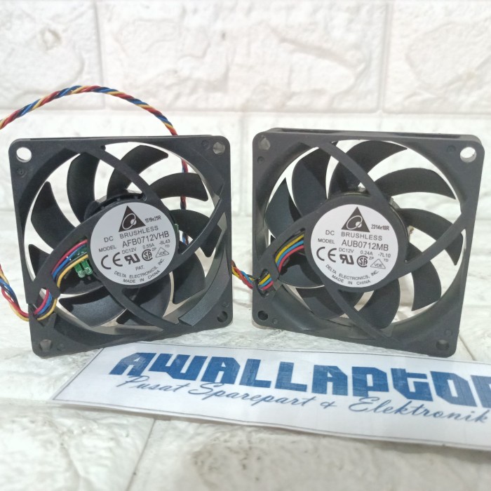 ~~~] kipas 7x7 delta 12v fan slim 7x7cm cooling fan laptop aquascape