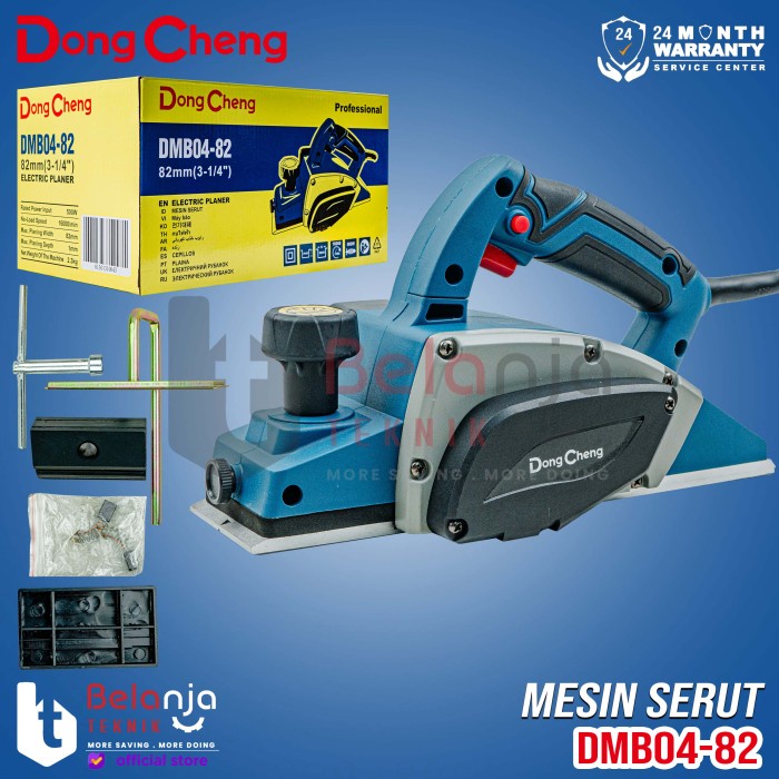 Terbaru Dongcheng Mesin Serut Ketam Kayu Listrik Dmb04-82 Planner 500 Watt Promo Terlaris
