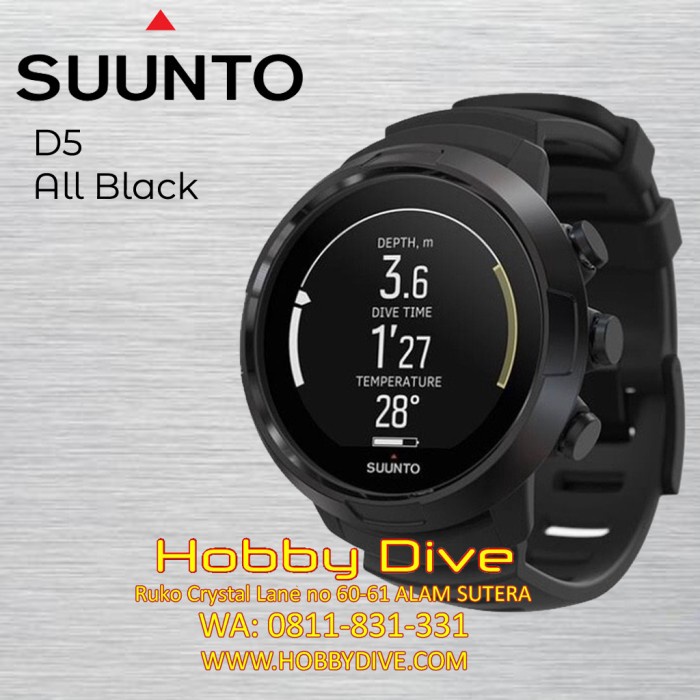 ✅Baru Suunto D5 Dive Computer All Black Scuba Diving Diskon
