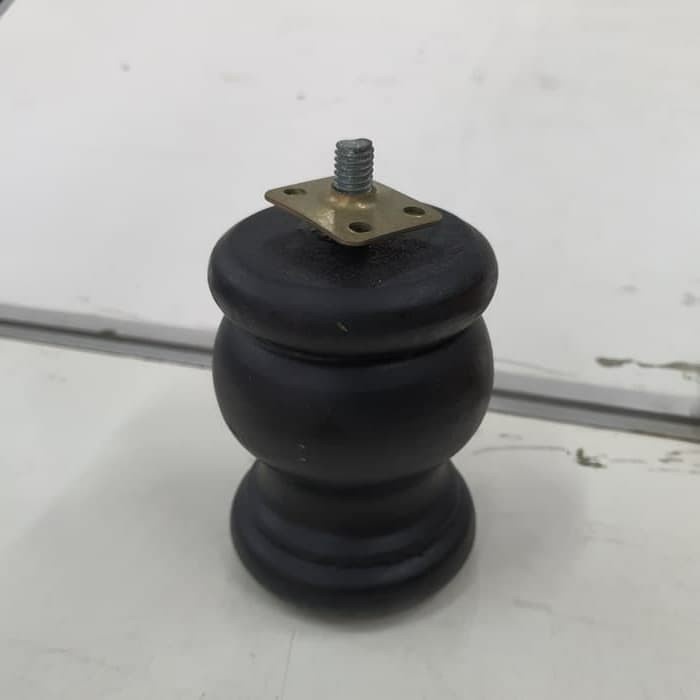 Produk Terbaik] kaki springbed kayu bulat /kaki divan springbed kayu tinggi 10cm