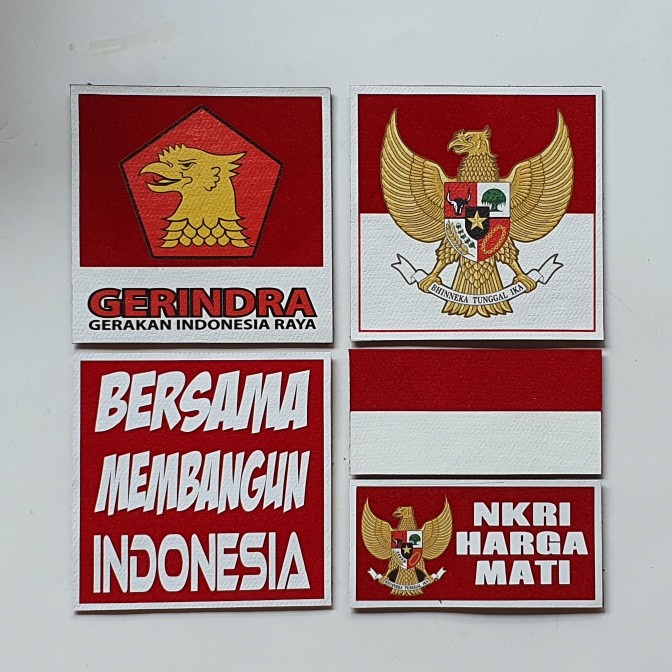 

<<<<<] Emblem Velcro Logo GERINDRA