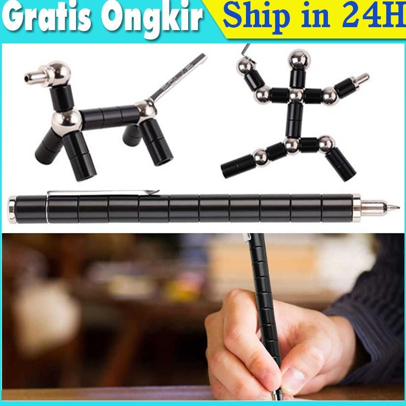 

Terbaru SEL Decompression Magnetic Metal Pen Multi-function Writing Magnet Ballpoint Pen Novelty Gifts for Friends or Kids Sale