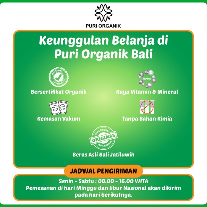 

Organik Jatiluwih 1Kg /Cocok Untuk Mengontrol Berat Badan