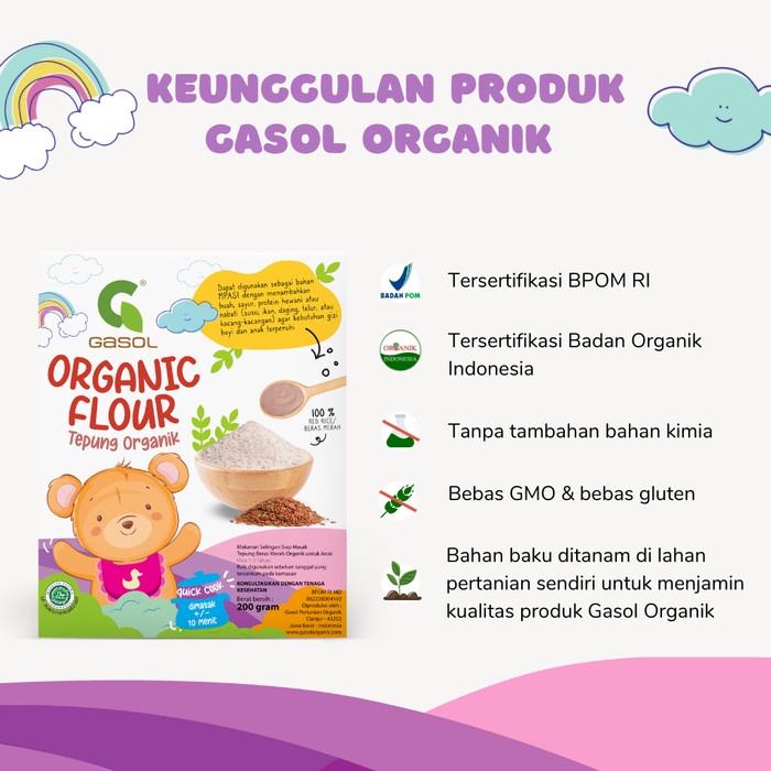 

Tepung Merah Organik Makanan Bayi Mpasi 200Gr X 2