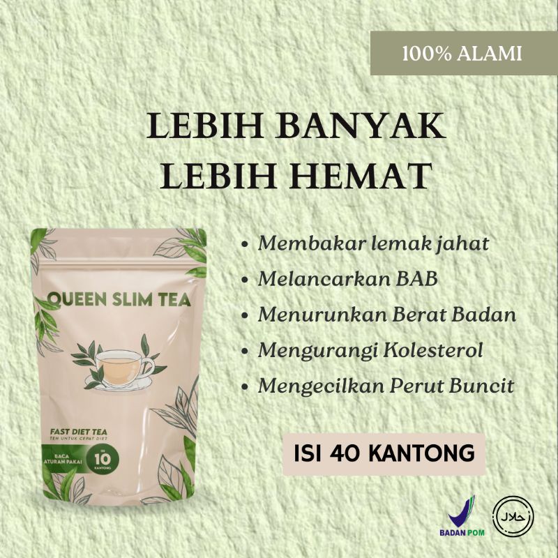 

queen slim tea isi 40