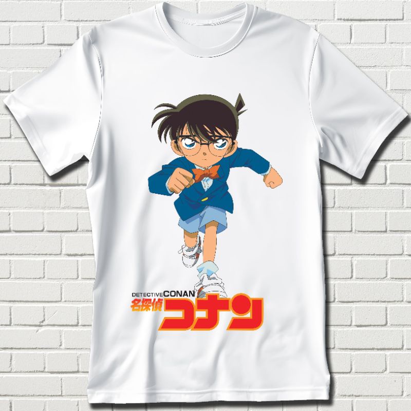 TSHIRT UNISEX DETECTIVE CONAN || BAJU KAOS || KAOS DISTRO PREMIUM DETECTIVE CONAN