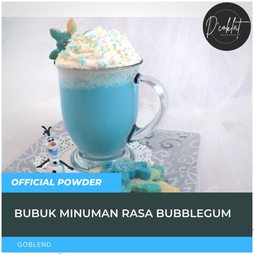 

BUBBLEGUM DRINK POWDER 1KG/Bubuk Minuman / powder rasa BUBBLEGUM