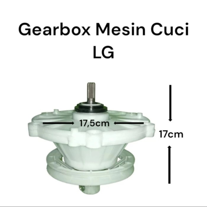 GEARBOX MESIN CUCI LG 2 TABUNG GIR 11 KAPASITAS 14 KG