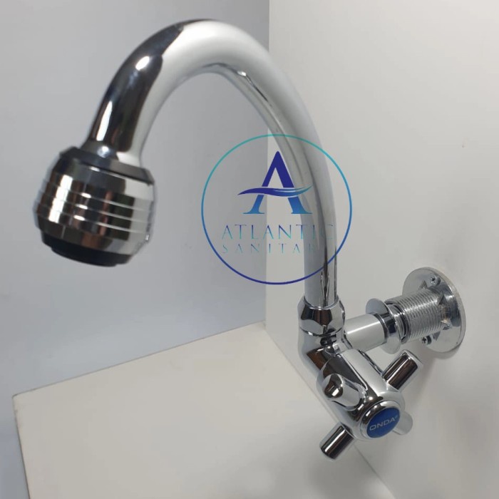 kran cuci piring onda/kran angsa dinding onda